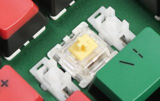 Delux KM17DB Vezeték Nélküli Mechanikus Gamer Billentyűzet - Angol kiosztás