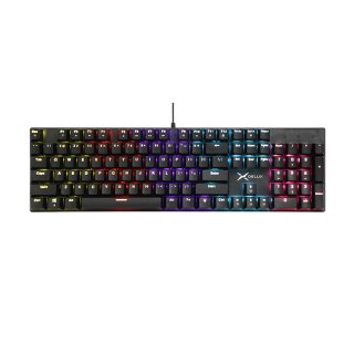 Delux KM55 Mechanikus Gamer Billentyűzet - Angol kiosztás