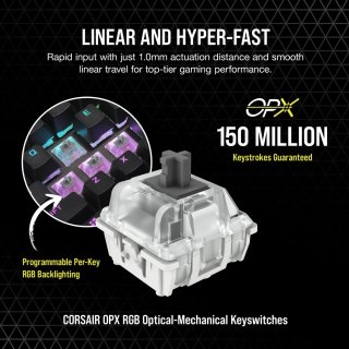 Corsair K70 TKL Mechanikus Gamer Billentyűzet - Angol kiosztás