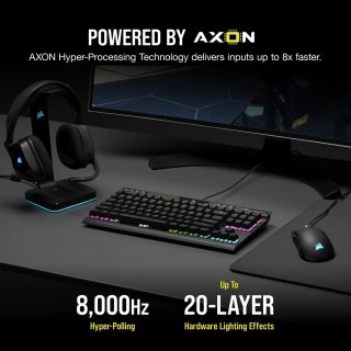 Corsair K70 TKL Mechanikus Gamer Billentyűzet - Angol kiosztás