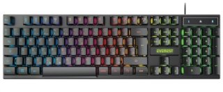Everest KB-188 Borealis Rainbow Gamer Billentyűzet - Magyar kiosztás