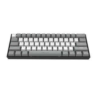 Delux KM33 Vezeték Nélküli Mechanikus Gamer Billentyűzet - Angol kiosztás