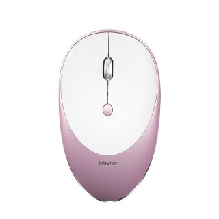 Meetion MT-R600 Rechargeable Wireless Mouse - Rose gold