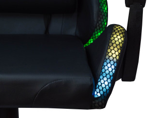 BANDIT Lumina RGB Gamer szék - fekete