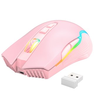 Onikuma CW905 2.4G Vezeték nélküli Gaming egér - Pink