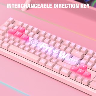 Onikuma G25+CW905 Gaming billentyűzet + egér csomag - Pink