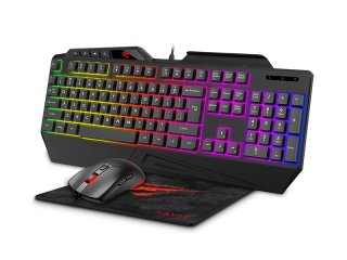 Havit KB889CM 3in1 Gaming Billentyűzet, Egér Kombó - Angol Kiosztás!