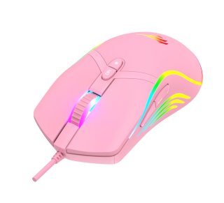 Havit MS1026 - RGB Gaming Egér - Pink