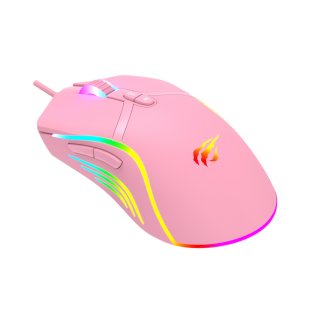 Havit MS1026 - RGB Gaming Egér - Pink