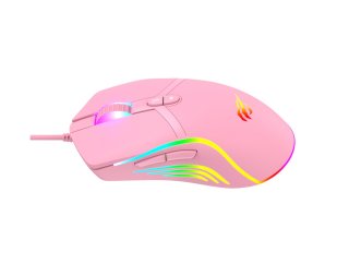 Havit MS1026 - RGB Gaming Egér - Pink