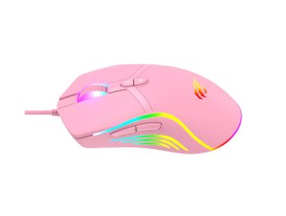 Havit MS1026 - RGB Gaming Egér - Pink
