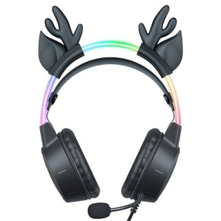 Onikuma X15 PRO Gamer Fejhallgató - Rénszarvasos