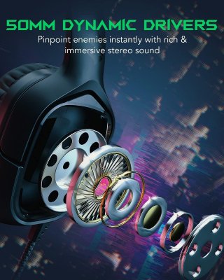 BlackShark BS-X1 RGB Gamer Fejhallgató