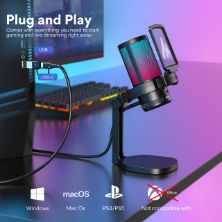 MAONO DGM20 USB Streamer/Gamer Mikrofon RGB