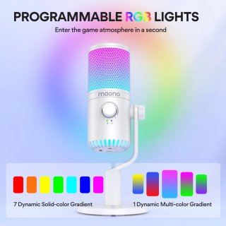 MAONO DM30 RGB USB Streamer/Gamer Mikrofon