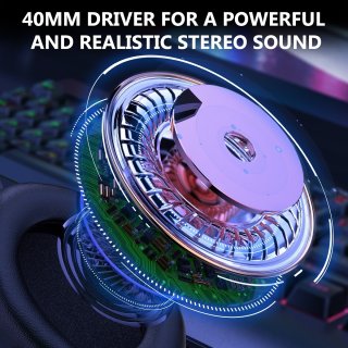 Onikuma X7 Pro RGB Gaming Fejhallgató - Fekete