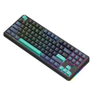 AULA F87 Dark Storm Vezeték Nélküli Mechanikus Gamer Billentyűzet