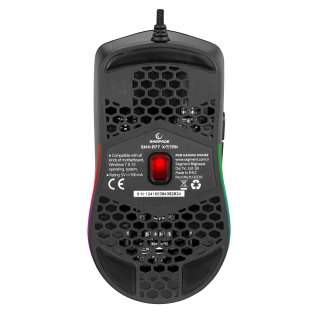 Rampage SMX-R77 X-TITAN RGB Vezetékes Gaming Egér - Fekete