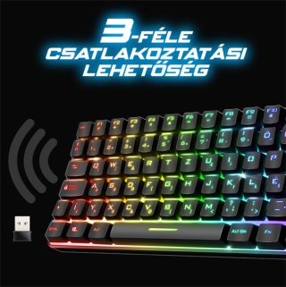 Spirit of Gamer ELITE K70 TKL Gamer billentyűzet - Magyar Kiosztás