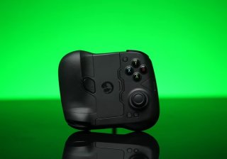 GameSir X4 Aileron Vezeték Nélküli Kontroller Telefontartóval - Fekete-Zöld