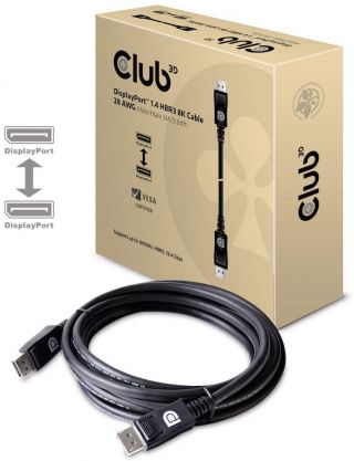 Club3D DisplayPort 1.4 HBR3 - DisplayPort 1.4 HBR3 - 3m kábel CAC-1060