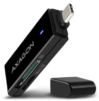 Axagon CRE-S2C USB 3.1 Type-C kártyaolvasó