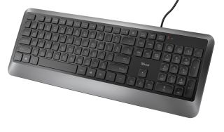 Trust Erou Silent fekete USB billentyűzet