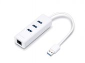 TP-LINK 3 portos USB 3.0 HUB gigabites ethernet átalakító