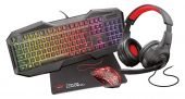 Trust Gaming GXT 1180RW 4 in 1 Gamer csomag, világítós, gaming