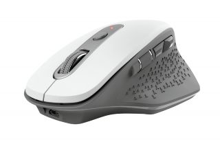 Trust Ozaa újratölthető ergonomikus vezeték nélküli egér - fehér