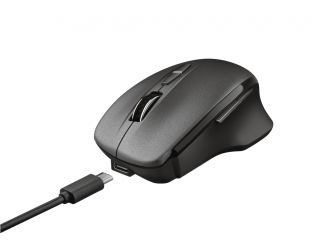 Trust Themo újratölthető ergonomikus wireless egér