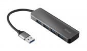Trust HALYX 4-PORT USB3.2 hub - Dokkoló / Kártyaolvasó / USB Hub