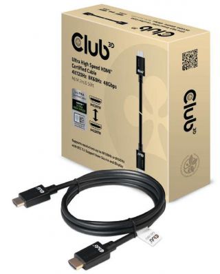 Club3D Premium Ultra High Speed HDMI 2.1 4K/8K kábel - 2m CAC-1372