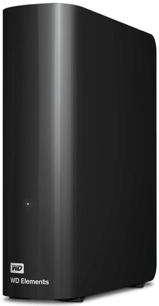 WD Elements Desktop 3,5" 10TB USB3.0 külső merevlemez - Fekete