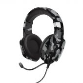 Trust GXT 323K Carus Multiplatform Gaming headset Black Edition, mikrofonos, gaming, jack