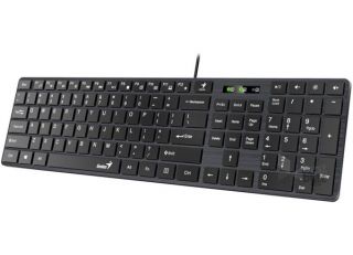 Genius Slimstar 126 USB fekete billentyűzet