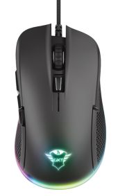 Trust GXT 922 Ybar RGB gaming egér, világítós, gaming, optikai