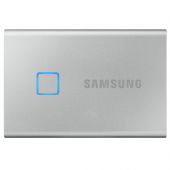 Samsung 1000GB USB 3.2 (MU-PC1T0S/WW) Ezüst ujjlenyomatolvasós T7 Touch külső SSD