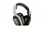 Logitech Astro A20 - Zöld/Fehér - Vezeték Nélküli Gaming Fejhallgató, mikrofonos, gaming, USB