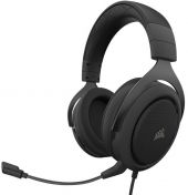 CORSAIR HS50 PRO Stereo Carbon Fejhallgató, sztereó, mikrofonos, gaming, jack
