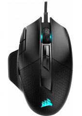 CORSAIR Nightsword RGB 18000DPI Gaming Egér, világítós, gamer, optikai, súlyozható
