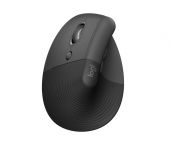 Logitech Lift függőleges balkezes vezeték nélküli egér - fekete, vezeték nélküli, wireless