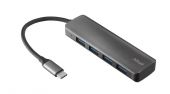 Trust USB-C 4 portos USB-A 3.2 Gen1 hub - Dokkoló / Kártyaolvasó / USB Hub