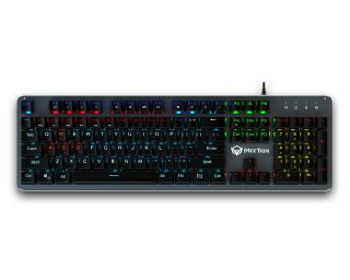 Meetion MT-MK007 Mechanikus Gamer Billentyűzet - Fekete - Magyar kiosztás