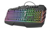 Trust GXT 881 Odyss Félmechanikus Gaming Billentyűzet, USB, gaming, világítós, mechanikus, +egér