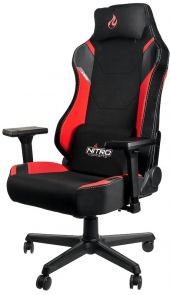 Nitro Concepts X1000 Gaming Szék - Fekete/Piros - 2 év garancia - Gaming szék / asztal / szőnyeg