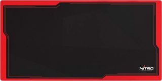 Nitro Concepts Deskmat DM16 Szövet Asztal-Egérpad - 160 cm x 80 cm - Fekete/Piros