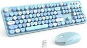 MOFII Honey Plus 2.4 Vezeték nélküli billentyűzet + egér készlet - kék, vezeték nélküli, wireless, +egér