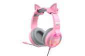 Havit GAMENOTE H2233d - Pink - RGB Gaming Fejhallgató - 1 év garancia - Headset