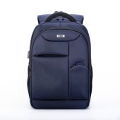 TOO 15,6" lopásbiztos/USB portos kék hátizsák - Laptop táskák